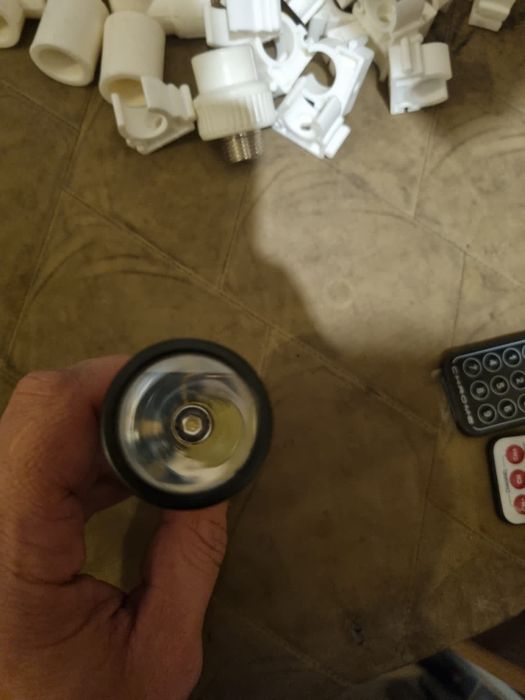 lanterna led k2-u, 2 zone iluminare,lanterne frontale,radio portabil