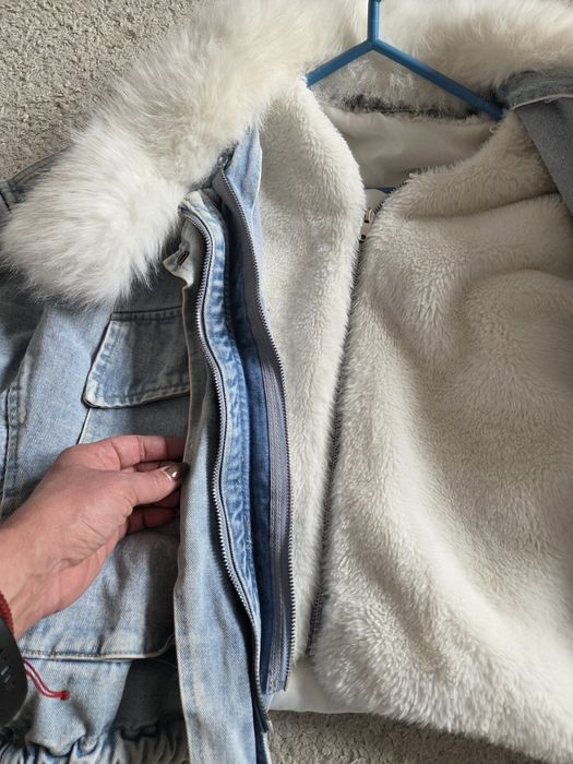 Дънково яке с косъм