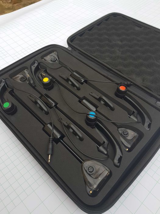 Set 4 Swingeri MKM3 cu Iluminare si Penar Transport FL BLACK EDITION