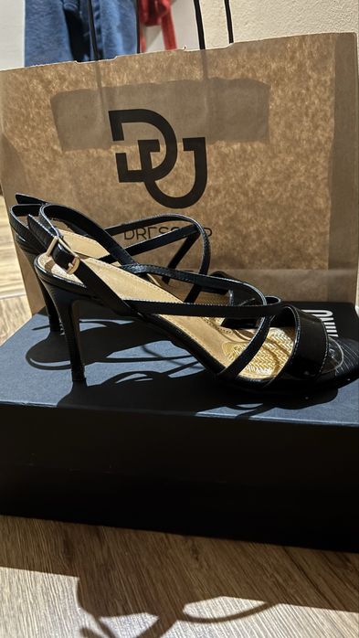 Roccobarocco/ Сандали с ток/дебел/тънък/ ток