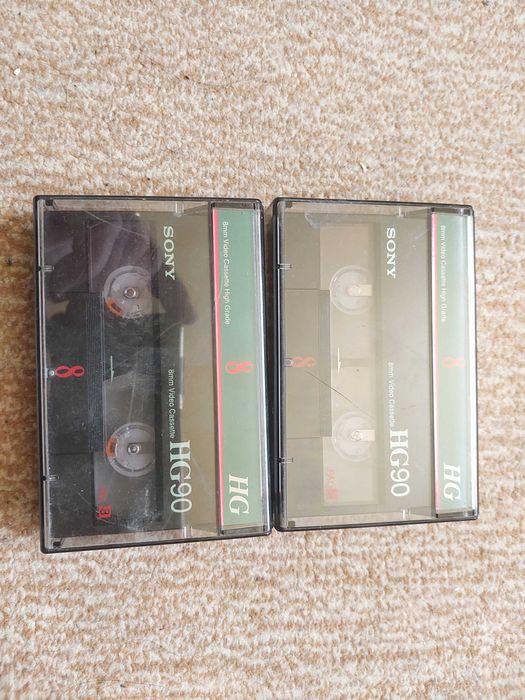 2 casete video sony hg 90 de 8mm