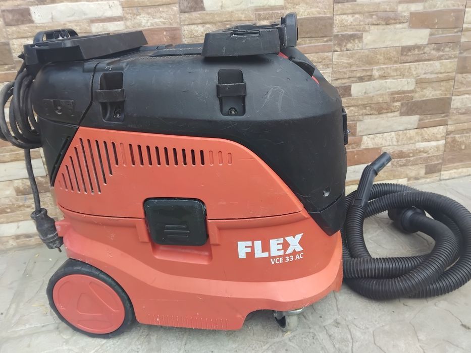 Flex vcl 33 ac Прахосмукачка със Контакт/Тупалка Сухо Мокро Строителство