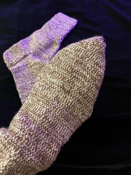 Носки вязаные шерстяные