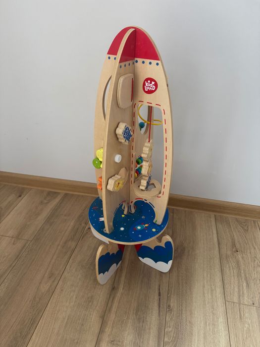 Дървена игра ракета