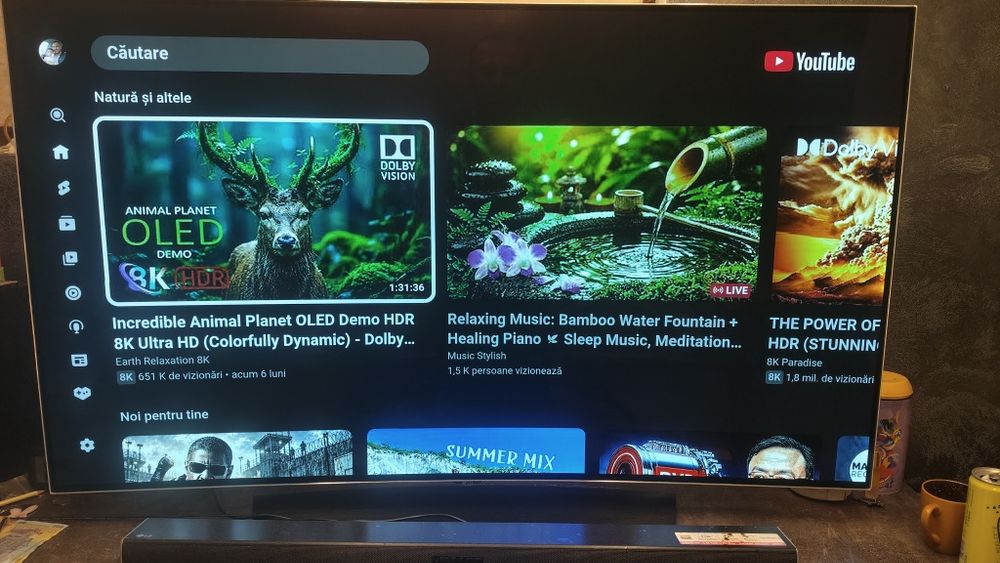 OLED LG curbat, gama premium