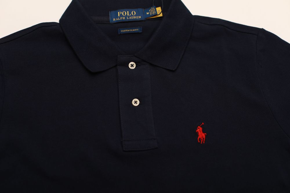 Polo Saint Laurent синие поло