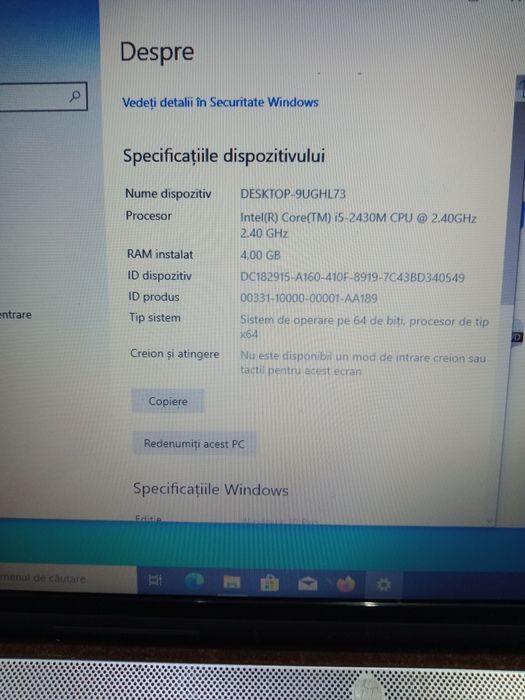 Vând laptop HP pavilion dv 6,  i5