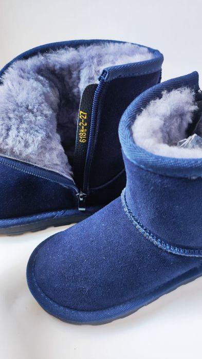 Угги замша цигейка