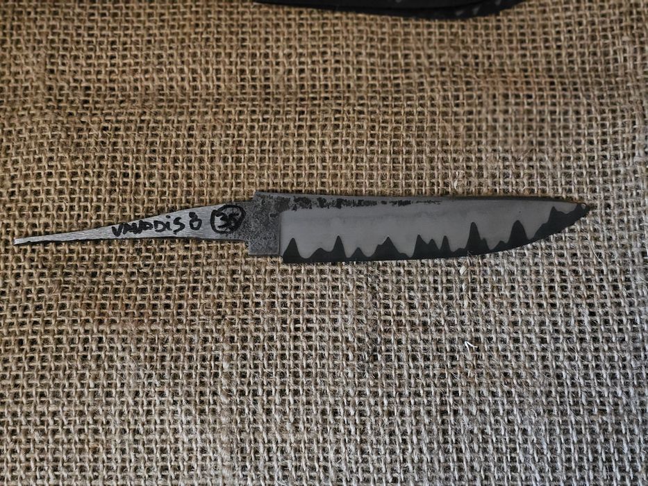 Ковани остриета за нож ръчна изработка