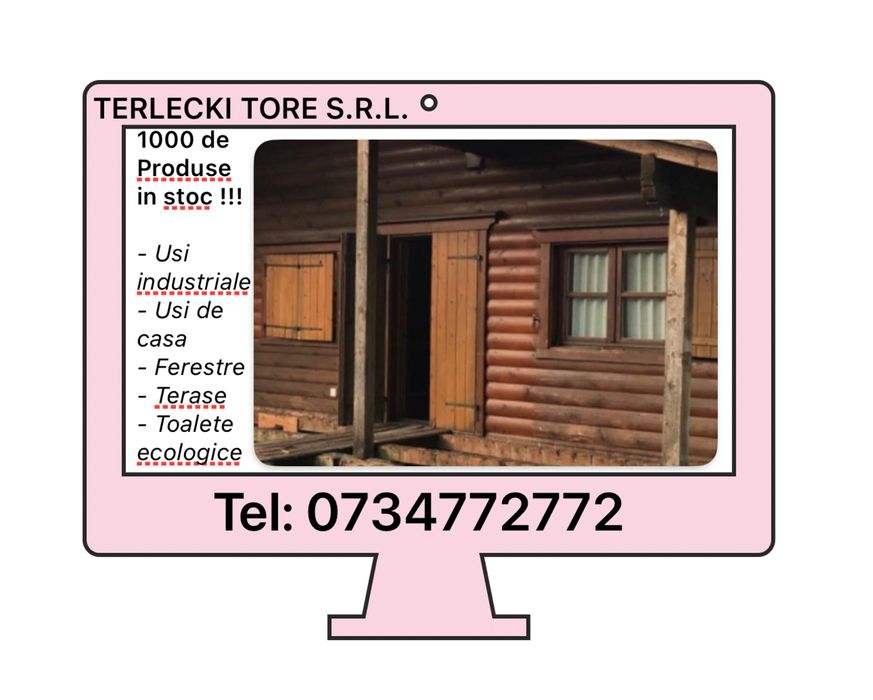 FEREASTRA LEMN CABANA Germania termopan obloane H 103x L 119 , 59, 173