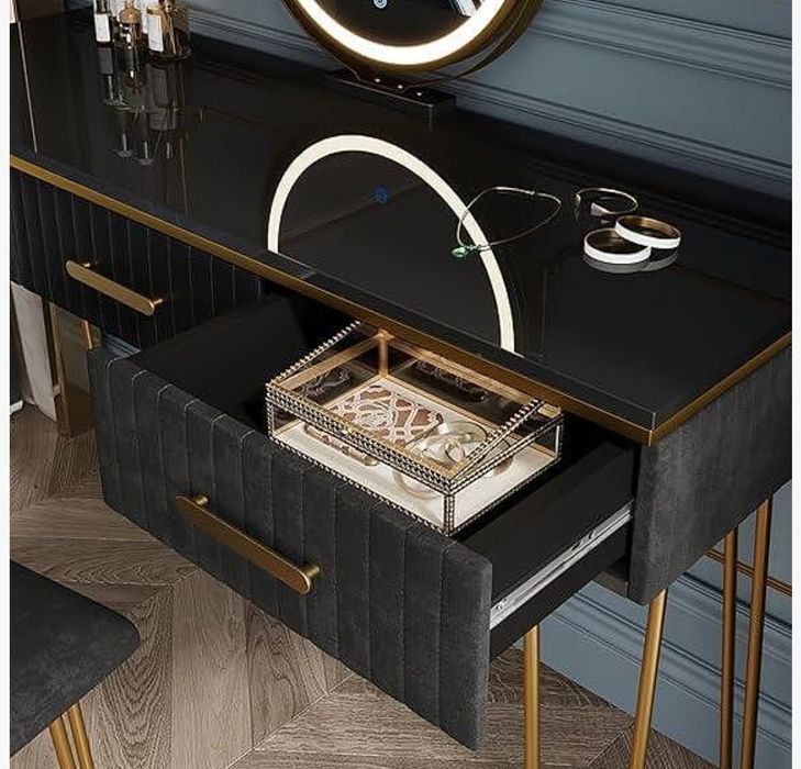 Дамска тоалетка MDF с LED осветление 5467