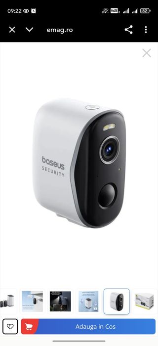 Sistem supraveghere Baseus Statie + 3 camere wireless independente