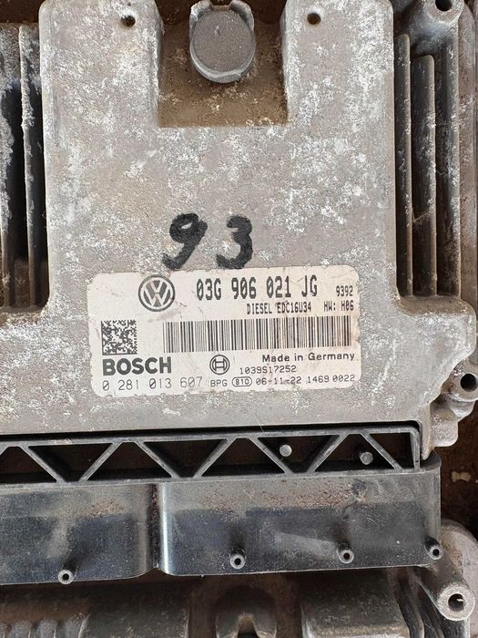 Компютър еку ecu електронен блок двигател Голф 5 2.0тди 8кл. 140кс BMM