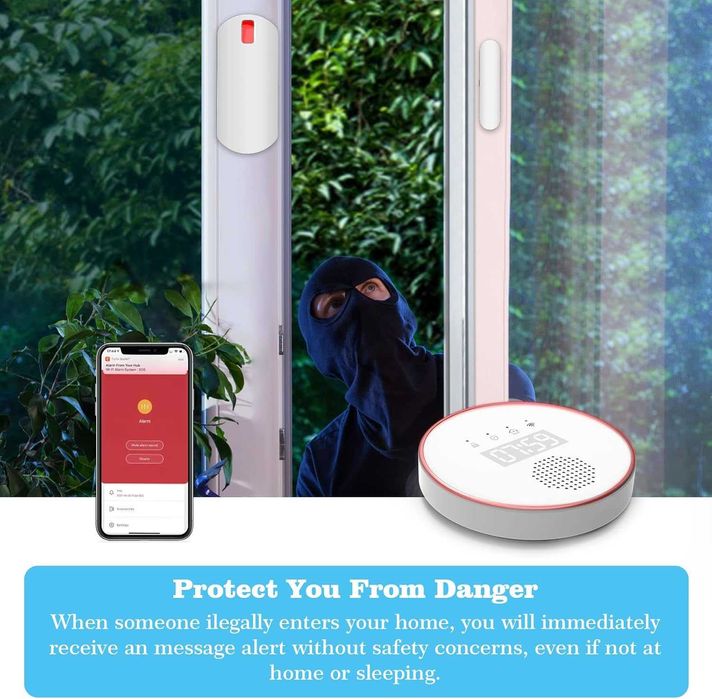 Алармена система YISEELE 16 части WiFi