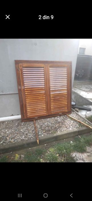 Obloane lemn pt geam