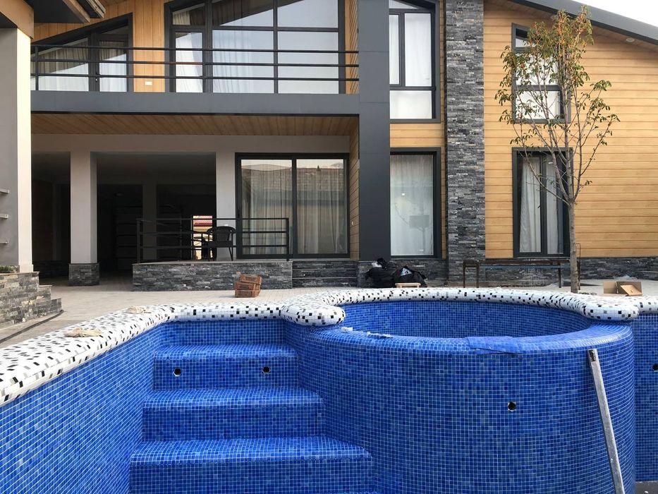 Укладка майолика отлично кочества.