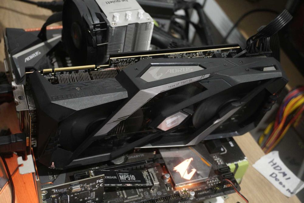 Видеокарта GPU RTX 2080Ti 11GB Aorus Xtreme / Вкл.ДДС