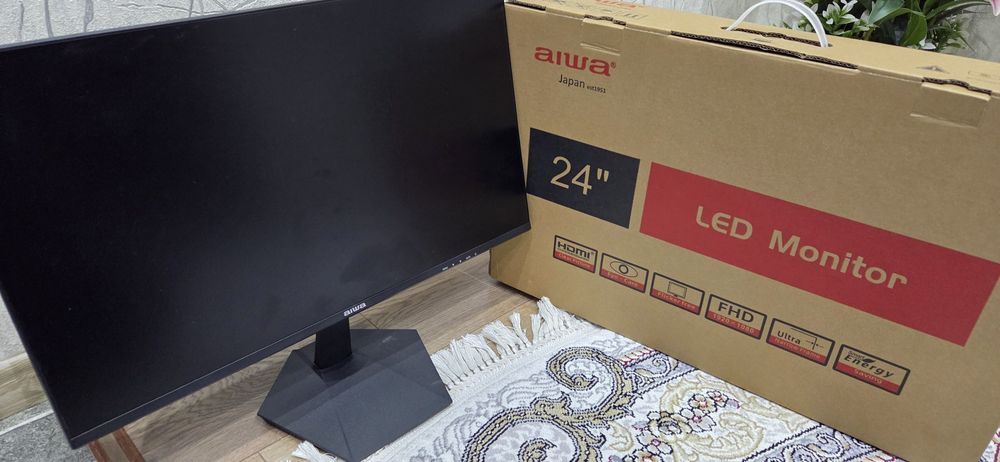 24" aiwa IPS LED,,  100ghz, Отличном состоянии,