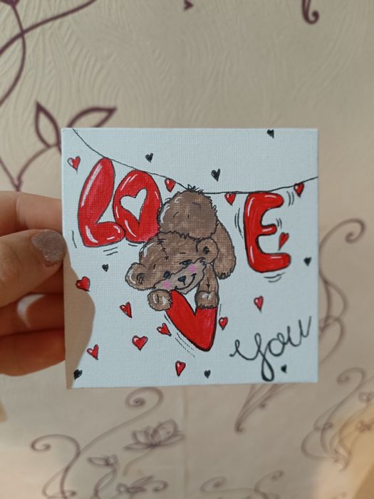 Миниатюи, ръчно рисувани магнитчета