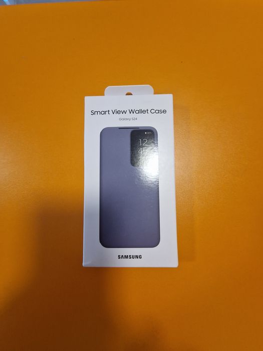 Huse  originale pentru Samsung 24 Clear Gadget Case,Smart View Wallet