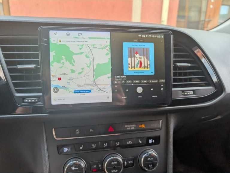 Navigație Android Auto Carplay dedicata Seat Leon 5f mib1 mib2 vw golf