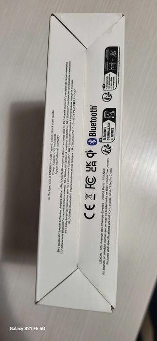 Baterie externa cu boxa - Oslo Energy+ Black