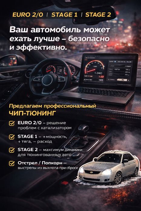 Чип тюнинг авто LADA PRIORA