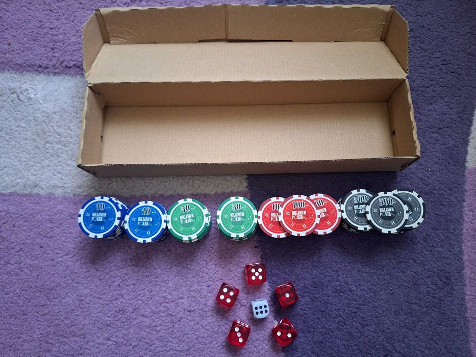 Set joc jetoane profesionale grele Millenium Poker