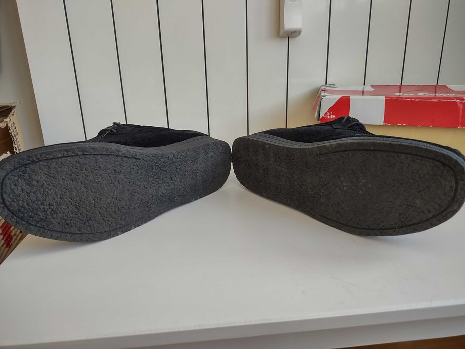 Черни мъжки велурени обувки Lee Cooper