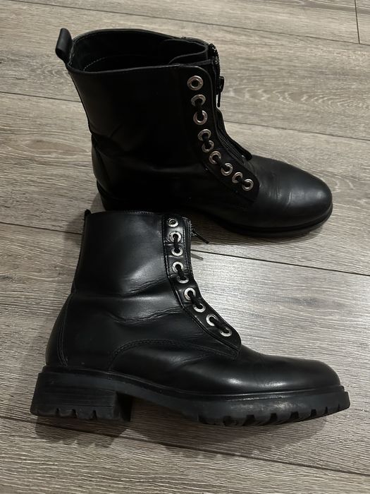 Итальянские демисезонные кожаные ботинки Ait Fabiani