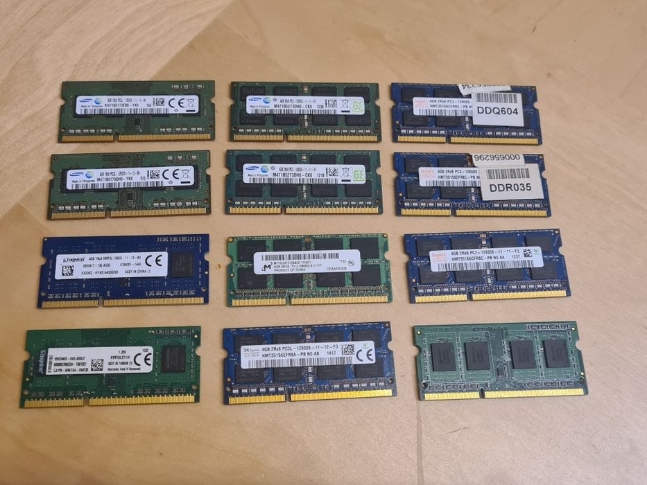 Memorie RAM laptop sodimm 4GB 8GB 16GB DDR3 DDR3L 1333MHz 1600MHz