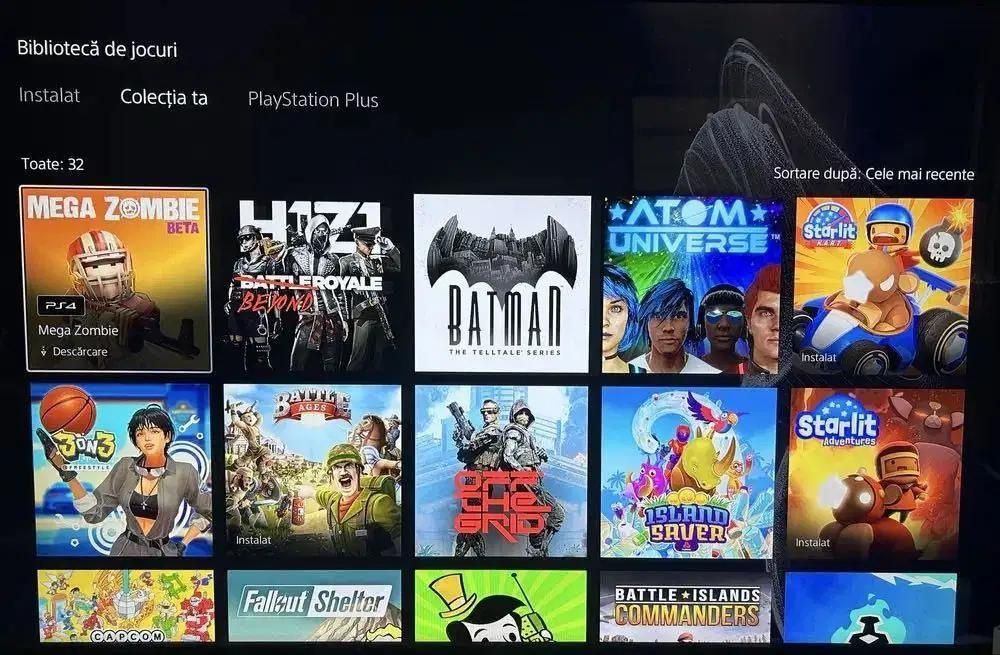 PS5 - PlayStation 5 Disk + 30 jocuri