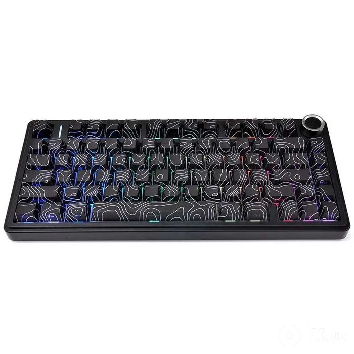 Клавиатура AULA  F75 BLACK CONTUR +WHITE CONTUR- оригинал