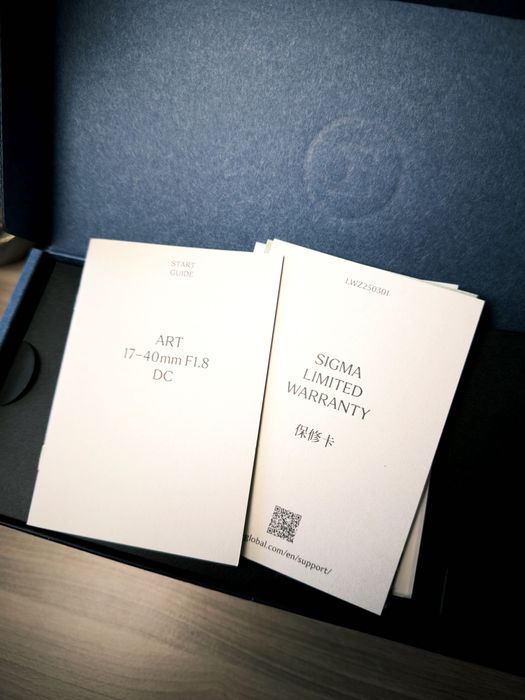 Sigma 17–40,  1.8 за Sony E Mount