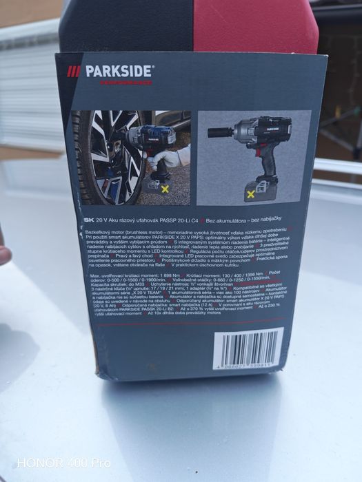 Mașina de inșurubat cu impact Parkside 20-Li C4 20V nouă, sigilat !