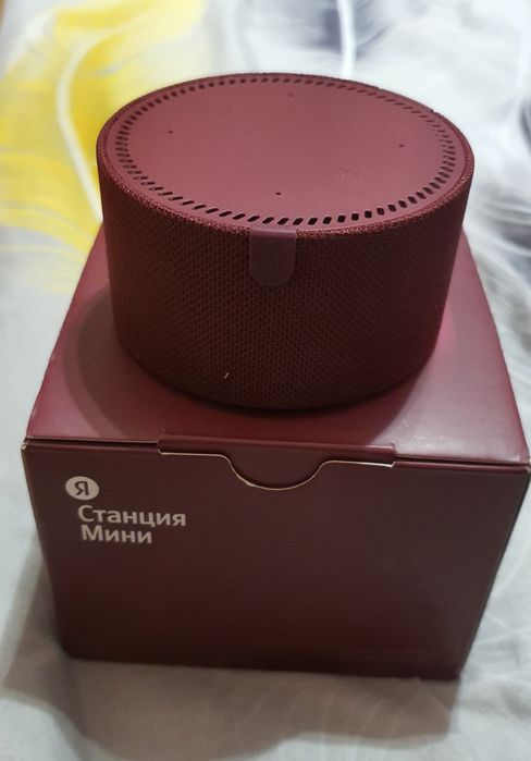 Яндекс станция мини + с часами, модель  YNDX-00020