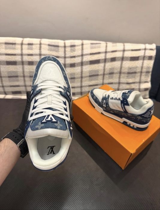Adidasi “Louis Vuitton Trainer Blue” (Sigilat)
