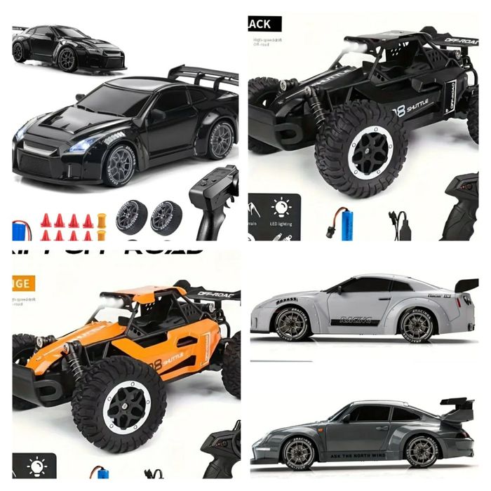 Дрифт количка офроуд джип drift offroad с дистанционно управление RC