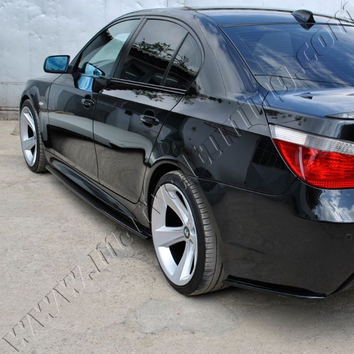 Tунинг добавки за М-техник ( M-Tech ) прагове и задна броня за BMW E60