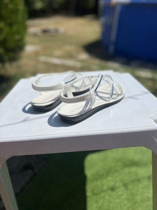 Сандали летни бели