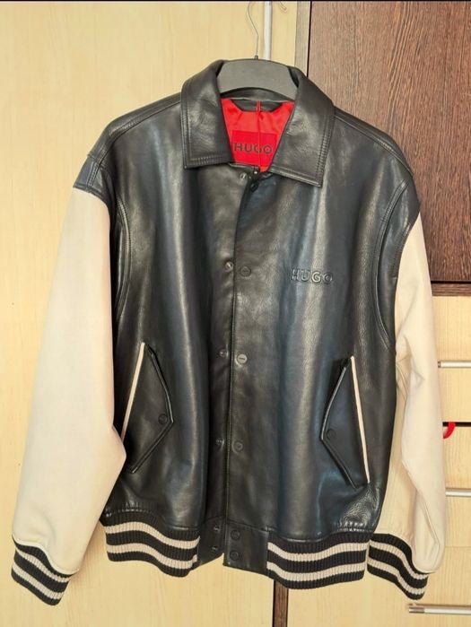 Geaca de piele Hugo Boss
