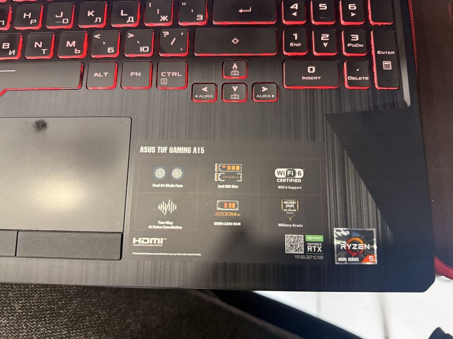 Asus tuf gaming a15