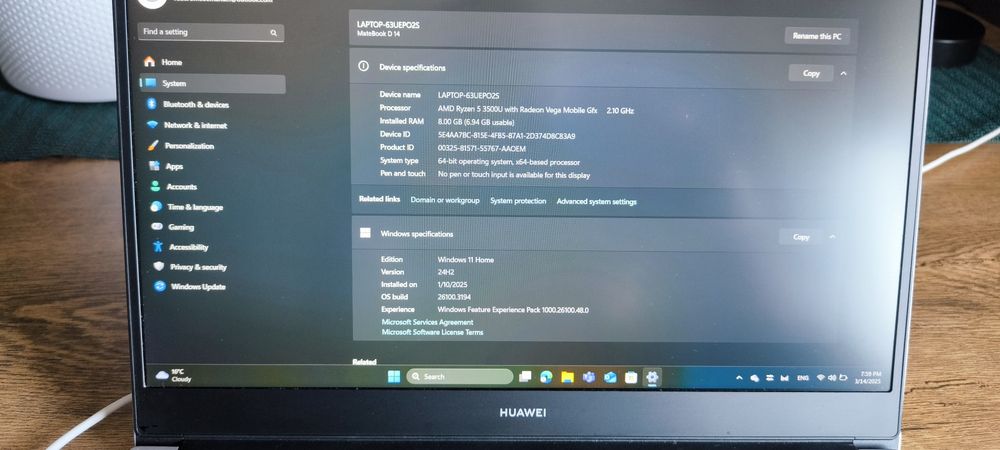 Huawei MateBook D14