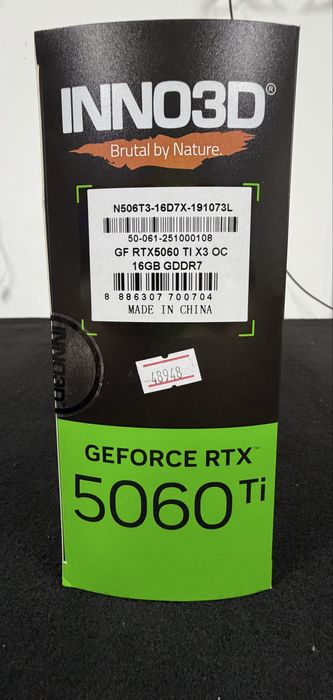 Видеокарты 5060 Ti INNO3D (НОВАЯ!)