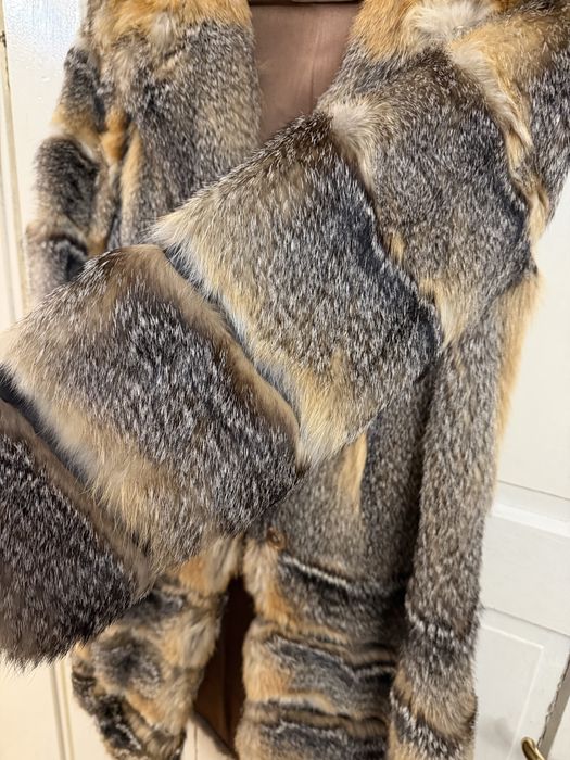 Дамско кожено палто