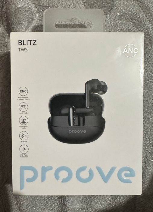 Безжични слушалки Proove Blitz Black