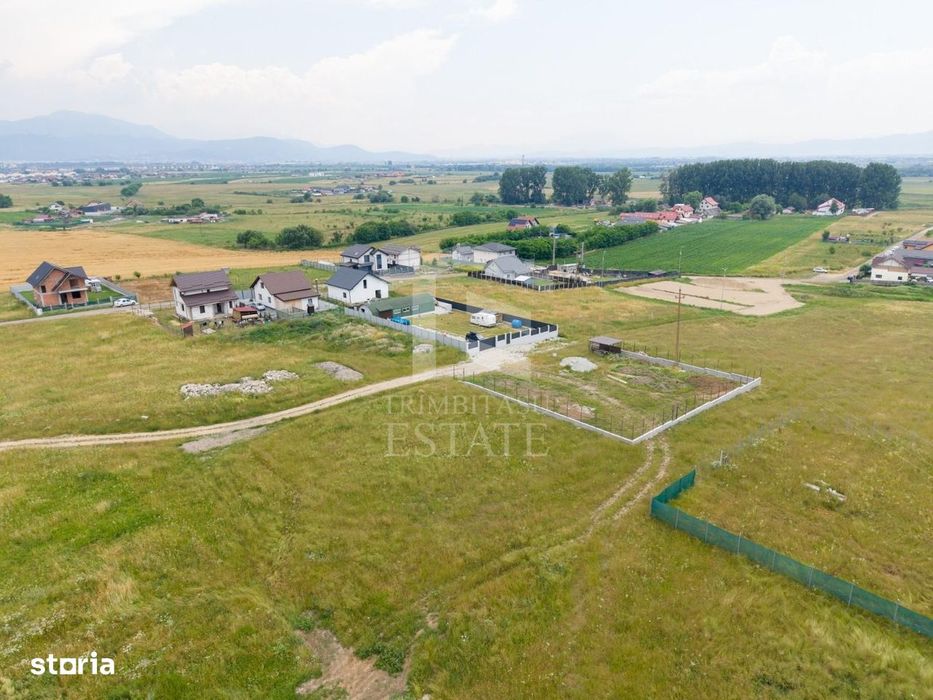 Sanpetru |Teren intravilan 733mp | 3 fronturi stradale