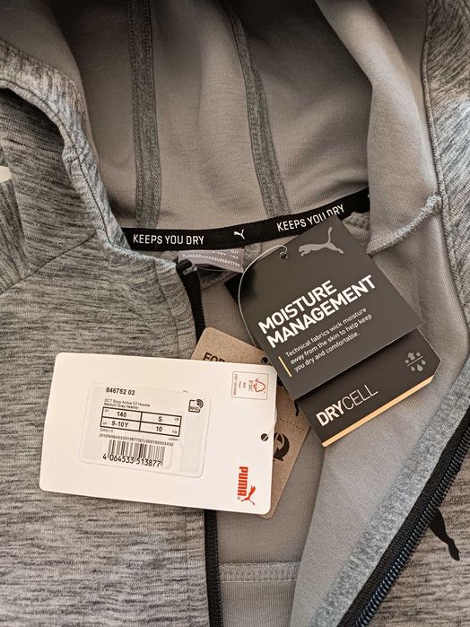 PUMA, НОВО Детски суитшърт, горнище, ръст 140см