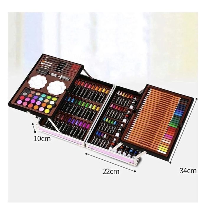 Большой набор для рисования в чемодане