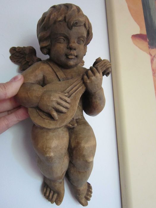 cadou rar Inger antic din lemn colectie Germania anii 1930